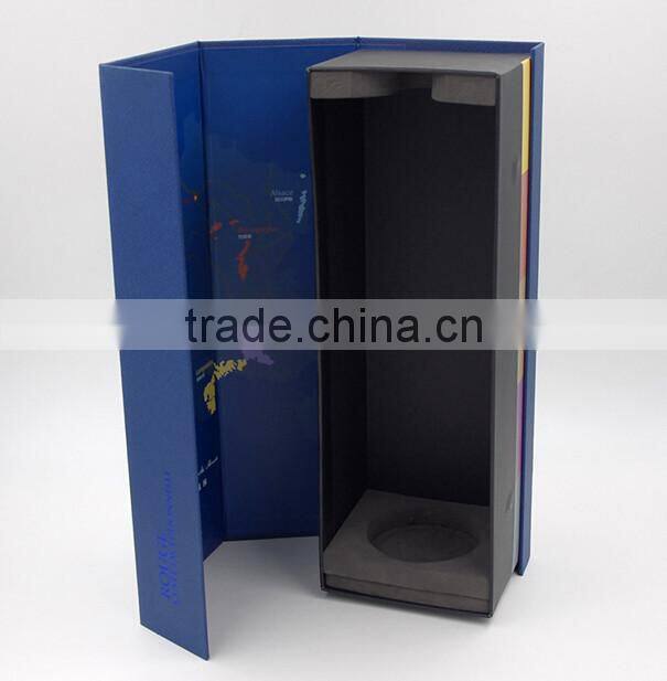 Paperboard Paper Type and Accept Custom Order wine box for champagne