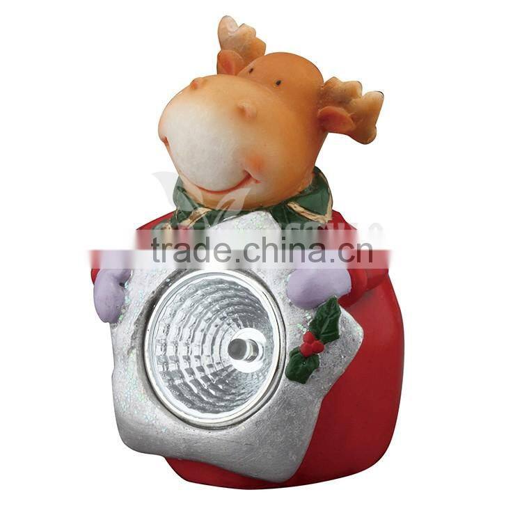 Solar Light fairy Lantern Sculpture - Durable solar Resin Garden Statue light