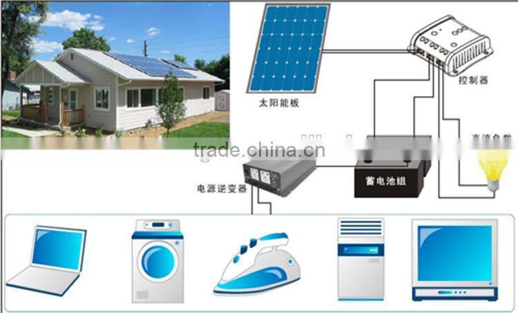 3000W factory price solar system,house solar system for home power