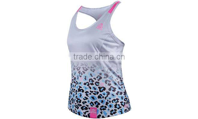 design your vest for sports fitting &breathable sleeveless shirt blank printing buautiful top quality fabric