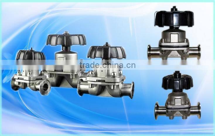 stainless steel ss304 316L sanitary diaphragm valve