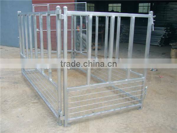 metal square hay rack sheep feeder