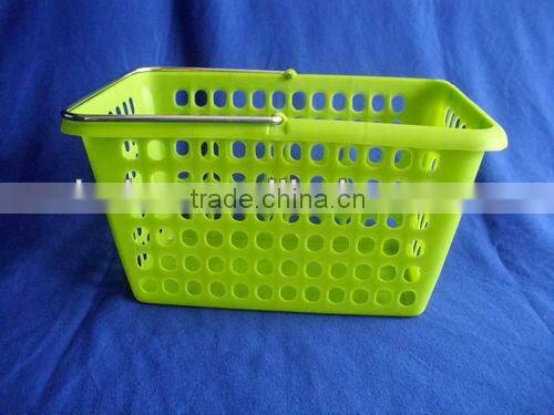 square plastic shower caddy with handle