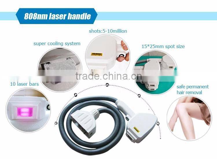 TEC condenser portable 808nm diode laser home electrolysis hair removal