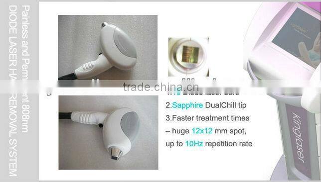Hot seller !! 808 diode laser hair removal for salon