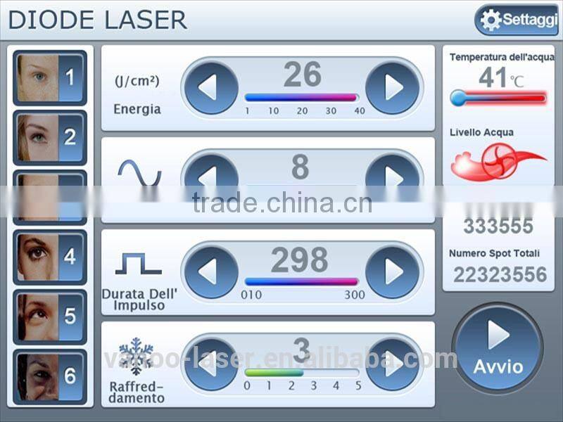 portable 808nm diode laser hair removal machine / body hair removal