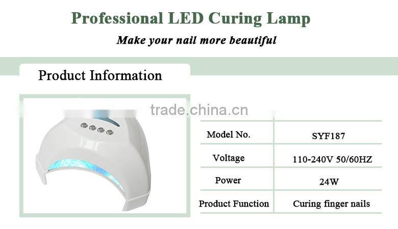2016 nail curing lamp light dryer led nail lamp for nails with portable Base