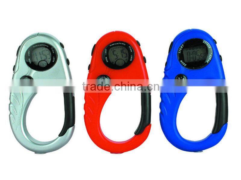 promotional digital keychain stopwatch & alarm with clip