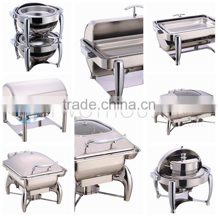 2017 New Model Commerical Stainless Steel Cover Chafing Dish Price