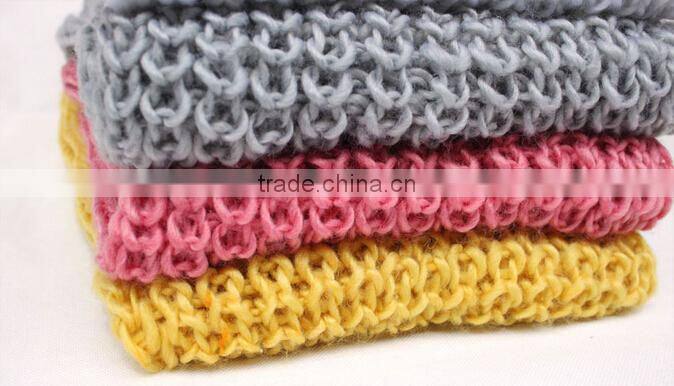 New Fashion Korean Style Autumn Winter Cheap Infinity Scarf Women Warm Knit Neck Circle Wool Blend Cowl Snood Ring Scarves Long