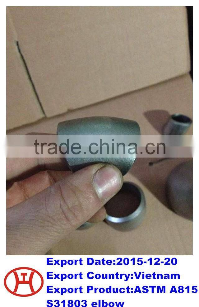 ASTM A815 S31803 45 degree elbow