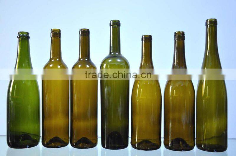16oz clear wine bottle
