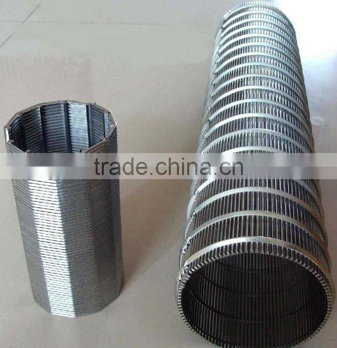 River treatment wedge wire water intake screen