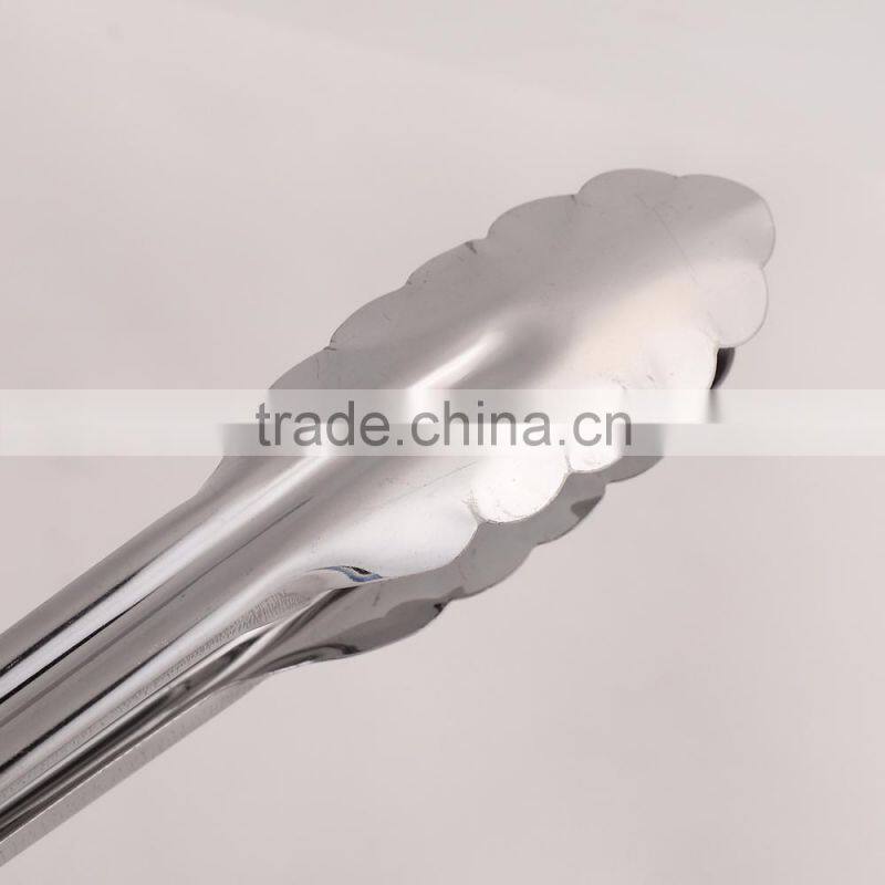 Home utensils stainless steel salad mini serving tongs