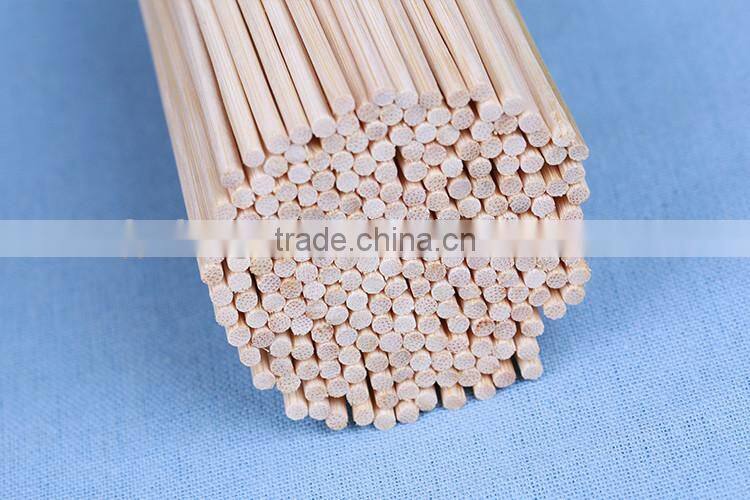 Single sharped or semi-pointed tip round bamboo stick/skewer for BBQ