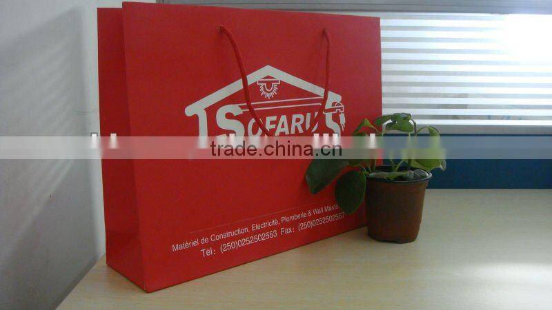 paper shopping bag for packaging backbag for school teens