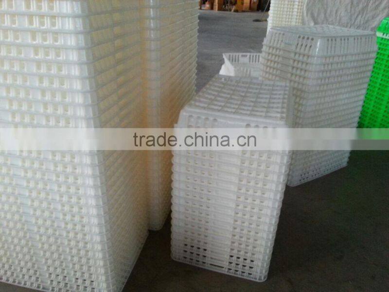 2015 china best price plastic cage for chicken transportation