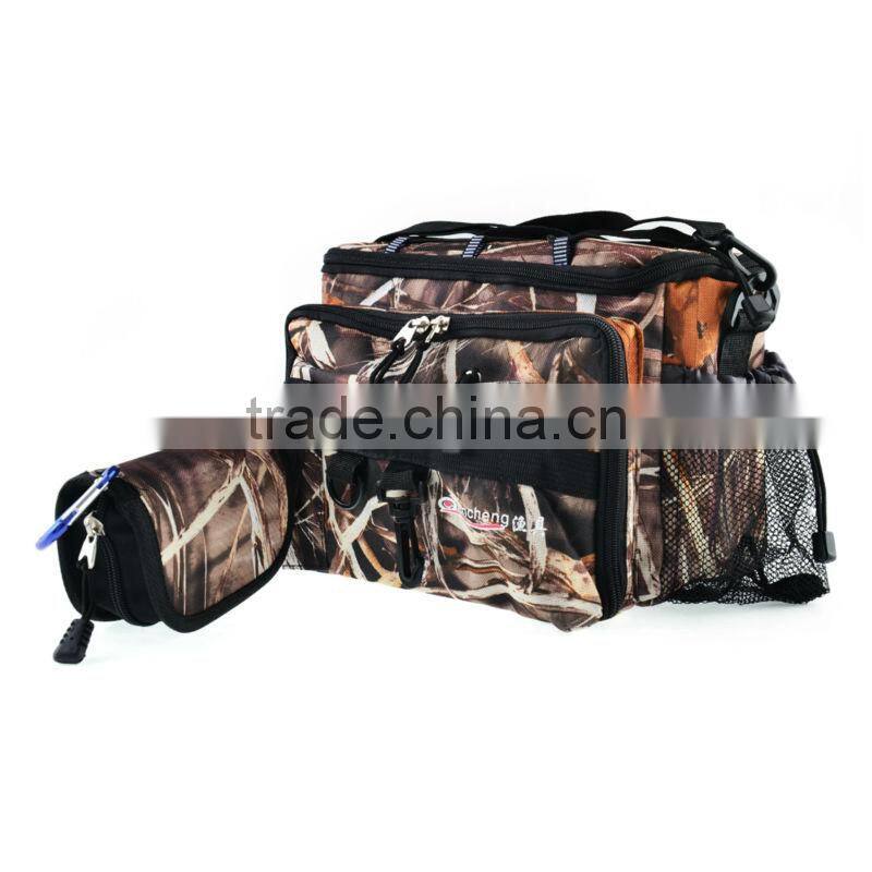 2016 Good quality low price carry canvas fishing bag for outdoor