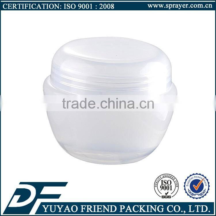 Reusable plastic PP 30g cosmetic cream empty jar