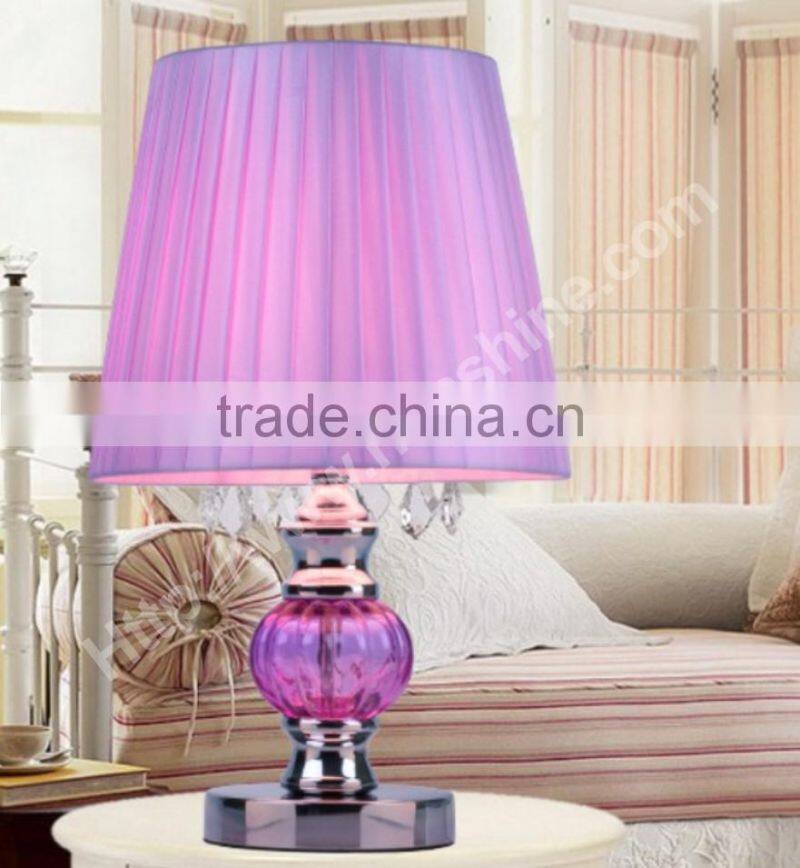 crystal simple Europe style table lamp parts
