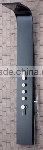 Thermostatic Rain Top Shower Stainless Steel Wall Shower Panel Set with Signle Hand Shower