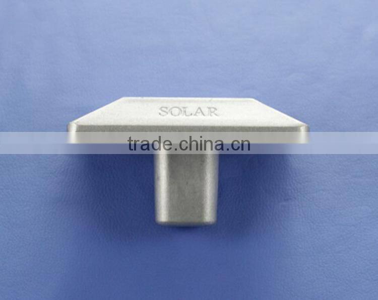 Metal Cat Eye Aluminum Solar Road Stud With Anchor