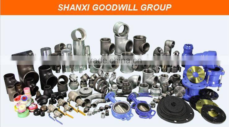 black cast reducing malleable iron pipe fittings