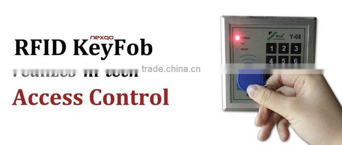 Embossed leather 125KHz key fob tag