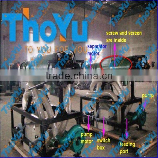 Durable Thoyu Brand Duck Dung Dewatering Machine on sale(SMS: +86-15903675071)