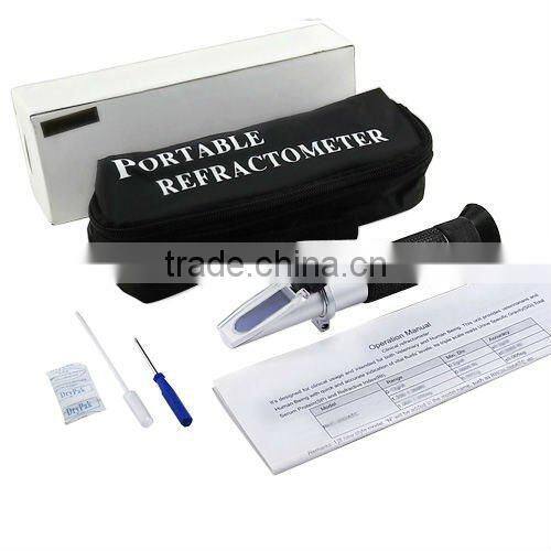Brix Refractometer with ATC,0-32% in 0.2% division, for brandy,beer,fruits,Cutting Liquid,CNC,Vegetables,Juices,Softdrinks