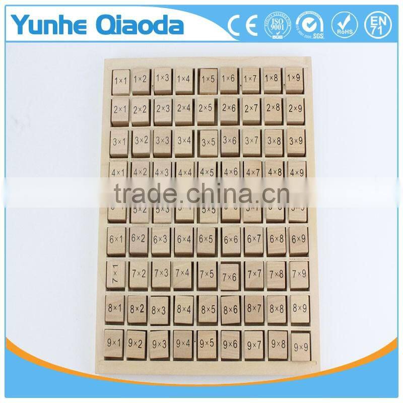 Early Learning Wooden multiplication table