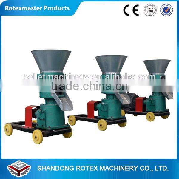 Small capacity flat die poultry animal feed pellet machine/ chicken cattle feed pellet mill/sheep