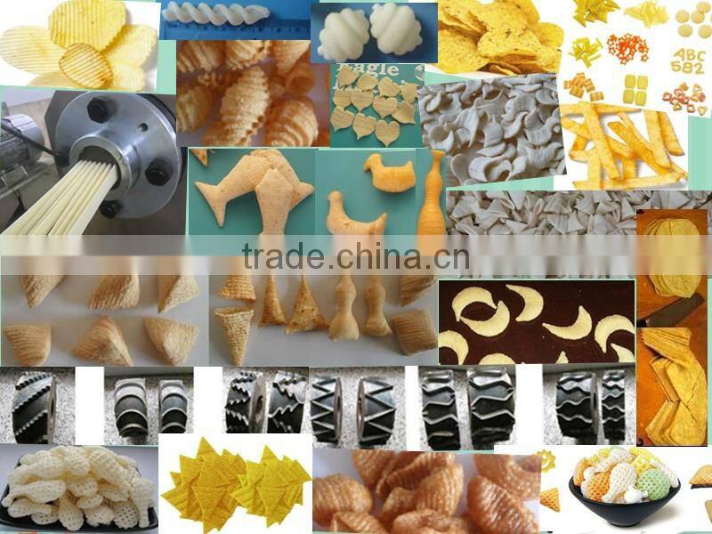 3D snack pellet making extruder machine