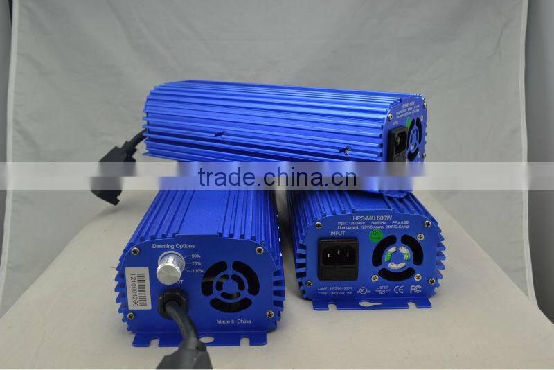 digital electronic ballast for hydroponics grow light reflectors