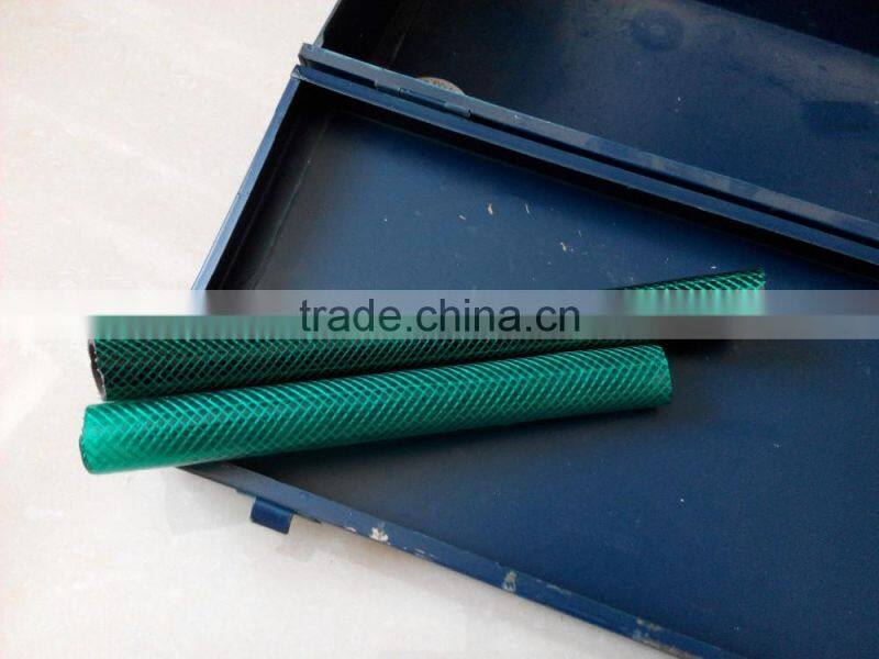 Green Braided Flexible PVC Hose Pipe for Water Air Oil Gases Reinforced