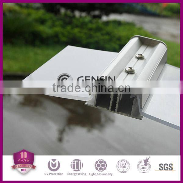 High Light Transmittance Roofing Solution/ Polycarbonate Solid Sheet Locking System