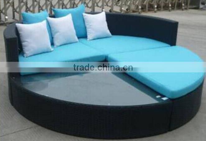 C - CF643 elegant aluminum furniture day bed in powder coating finished