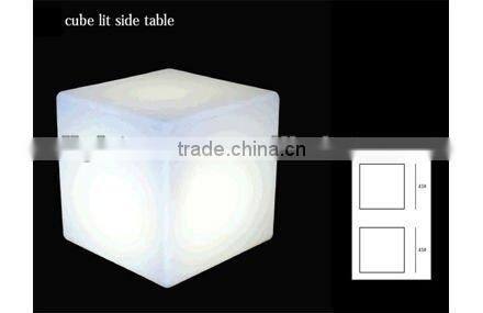 Led cube stool for night club, bar