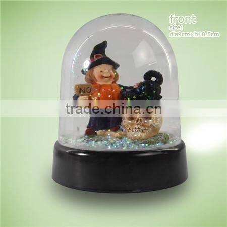 Plastic ghost snow globe