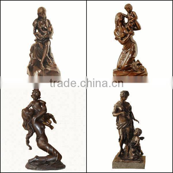 Decorative Bronze Figure Sculpture with Deer