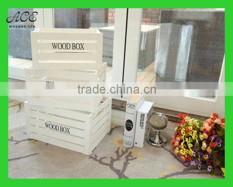 Small wooden box Home decorative storage box