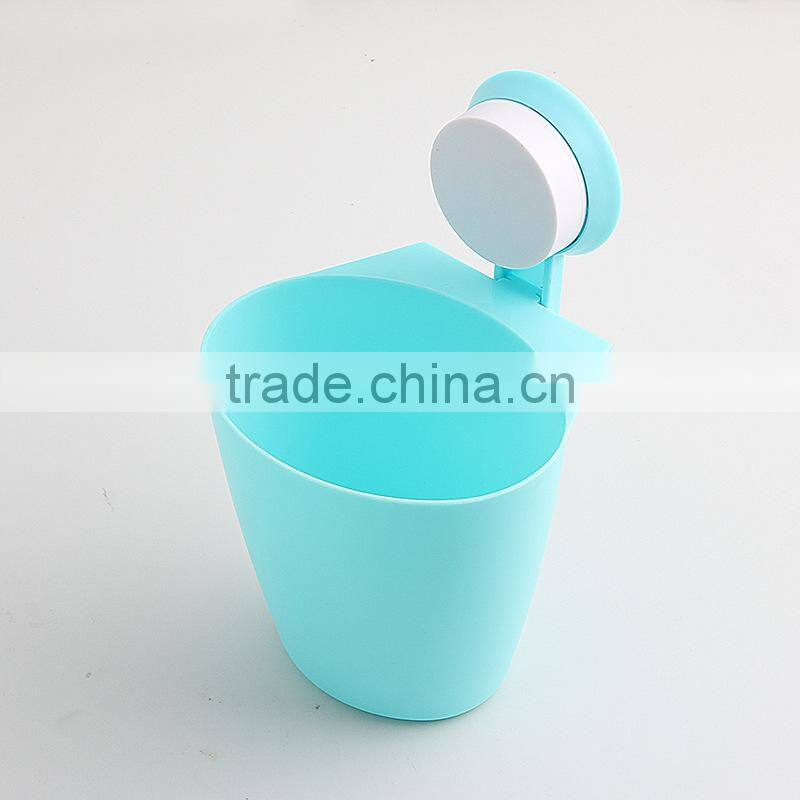 N263 kitchen hanging storage basket with suction cup