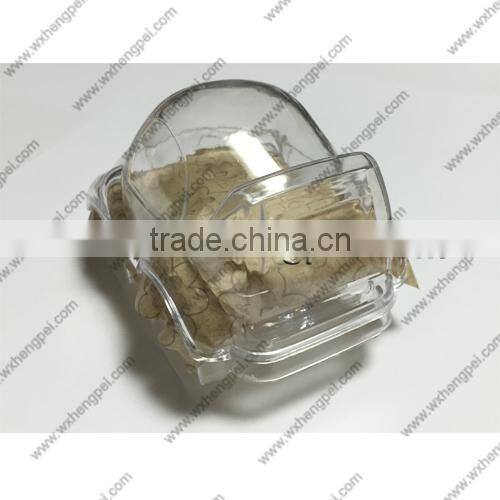 Cleverish portable cute transparent car plastic storage jewelry wedding box kit