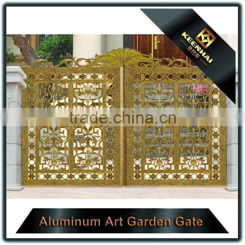 Home&Garden Decoration Powder Coated Cast Aluminum Exterior Villa Door