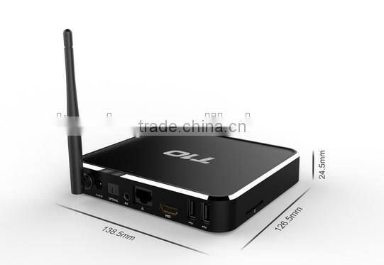 Original T10 android 5.1 TV box bluetooth and kodi 16.0 dual band wifi T10 smart tv box support OEM/OEM
