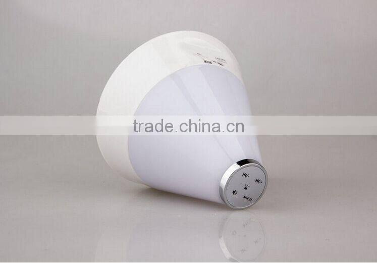 2015 LED Colorful LED Light Bluetooth Speaker 360 Degree Super Bass 3D Sound BT Speaker With FM Radio