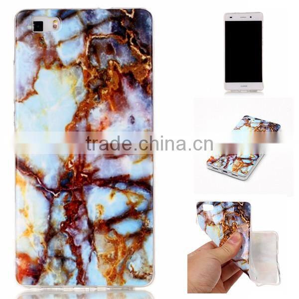 New Arrival Marble Pattern Phone Case For Huawei P8 Lite TPU Soft Case