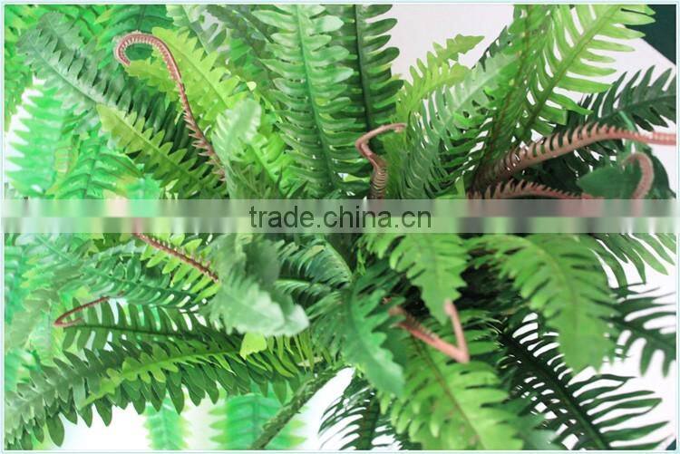 Artificial outdoor and indoor fern plants for decoration