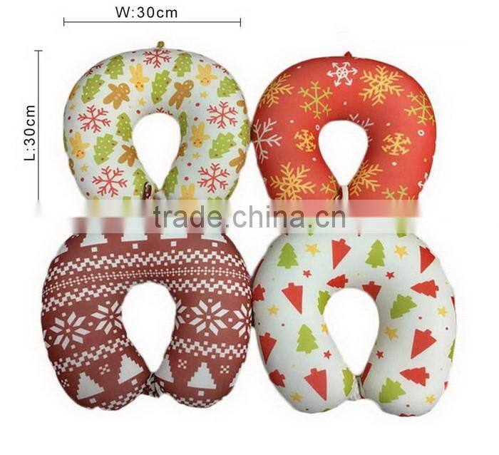 Memory Foam Flower Printing Neck Pillow