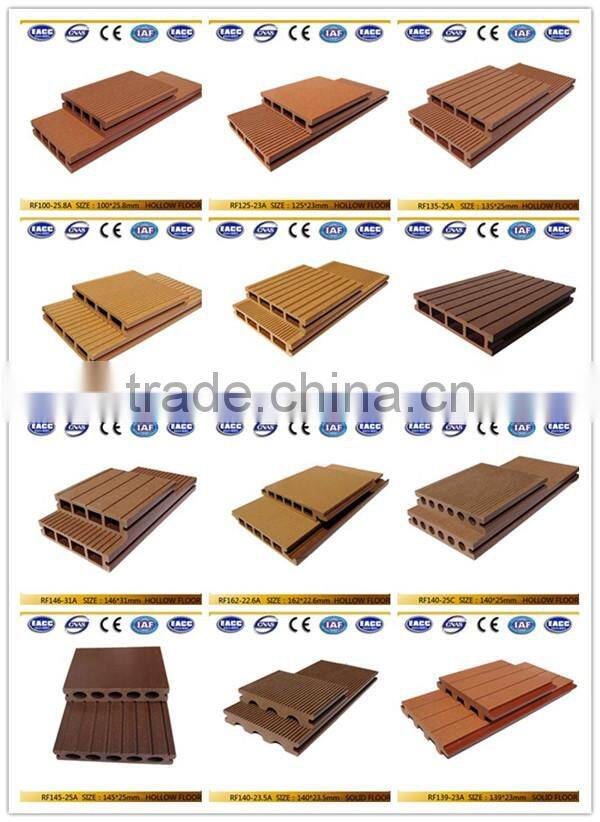 Promotional sale wpc indoor decking floor, plastic sheets for flooring, waterproof and non-slip floor